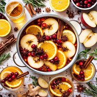 Gluehwein Non Alcoholic German Apple Tea Punch