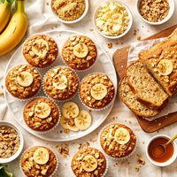 Gluten Dairy Egg Free Banana Muffins Bread