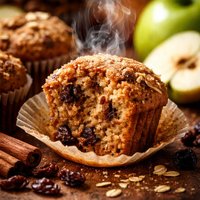 Gluten Free Applesauce Raisin Spice Muffins