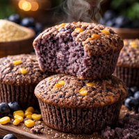 Gluten Free Blue Corn Muffins