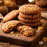 Gluten Free Candied Ginger Cookies