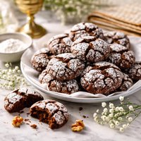 Gluten Free Chocolate Crinkle Cookies for Passover