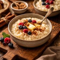 Gluten Free Creamy Breakfast Rice Pudding