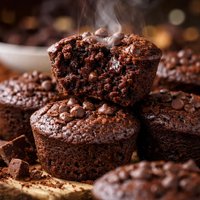 Gluten Free Double Chocolate Brownie Bites