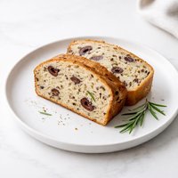 Gluten Free Kalamata Olive and Rosemary Bread