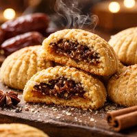 Gluten Free Klaicha Date Filled Cookies