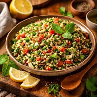 Gluten Free Lebanese Tabbouleh Using Quinoa