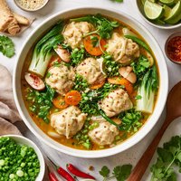 Gluten Free Mock Wonton Soup