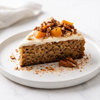 Gluten Free Persimmon Pecan Cake