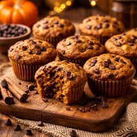 Gluten Free Pumpkin Chocolate Chip Muffins