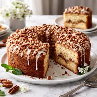 Gluten Free Sour Cream Coffee Cake