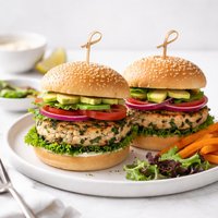 Gluten Free Spinach Tofu Turkey Burgers