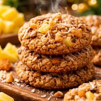 Gluten Free Tropical Oatmeal Cookies