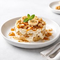 Glyko Me Mila Kai Bananes Apple and Banana Pudding