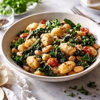 Gnocchi Beans and Greens