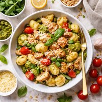 Gnocchi Chicken and Pesto