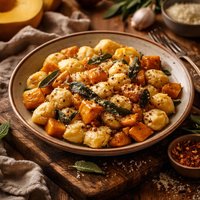Gnocchi with Butternut Squash Squacchi Perhaps