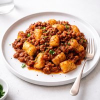 Gnocchi with Meat Sauce