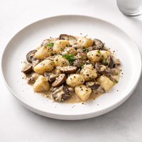 Gnocchi with Mushroom Sauce