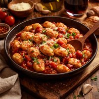 Gnocchi with Spicy Tomato Wine