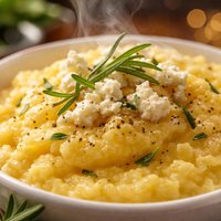 Goat Cheese and Rosemary Polenta