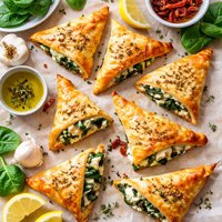 Goat Cheese and Spinach Turnovers