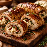 Goat Cheese Chicken Rolls