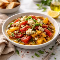 Goat Cheese Marinated Peppers