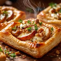 Goat Cheese Pear Tarts