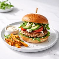 Goat Cheese Turkey Burgers