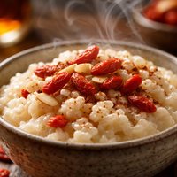 Goji Berry Rice Pudding