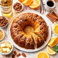 Golden Bacardi Rum Cake