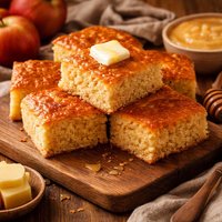 Golden Crust Applesauce Cornbread