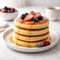 Golden Extra Fluffy Pancakes