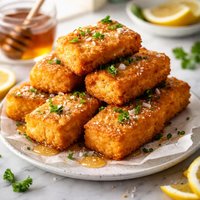 Golden Fried Cornbread