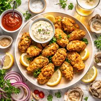 Golden Fried Oysters