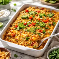 Golden Mexican Chicken Casserole