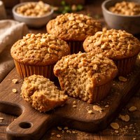 Golden Peanut Butter Muffins