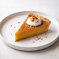 Golden Pumpkin Custard Pie