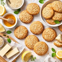 Golden Sesame Cookies