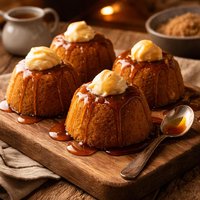 Golden Syrup Puddings