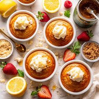 Golden Syrup Sponge Puddings
