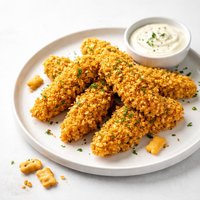 Goldfish Crusted Chicken Fingers