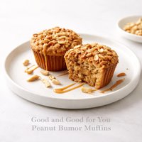 Good and Good for You Peanut Butter Muffins