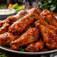 Good Eats Baked Buffalo Wings