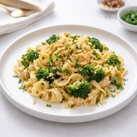 Good Eats Broccoli Noodle Casserole