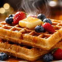 Good Eats Waffles Alton Brown