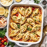 Good Every Dang Time Seafood Stuffed Shells