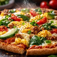 Good for You Easy Breakfast Pizza