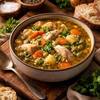 Good Old Fashioned Chicken Soup Stew